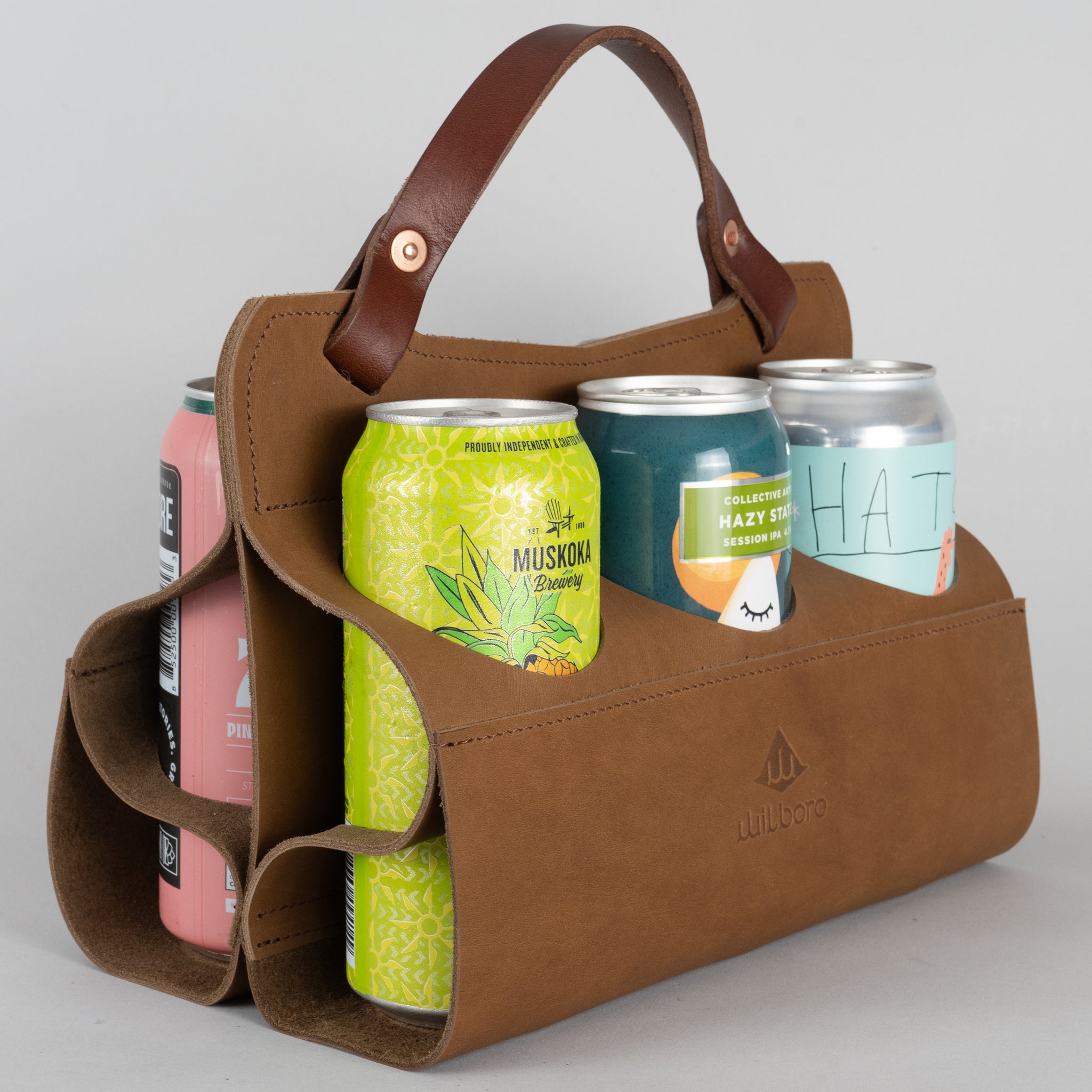 Neutral Beer small printed canvas tote bag | Bode | MATCHES UK